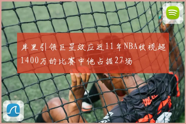 库里引领巨星效应近11年NBA收视超1400万的比赛中他占据27场